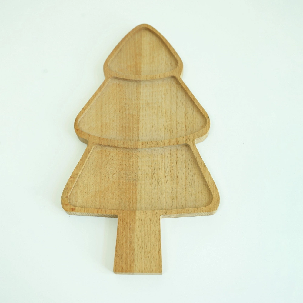 Christmas Tree Shape Bamboo Cutting Board Wooden Cutting Board Charcuterie Cheese Serving Board